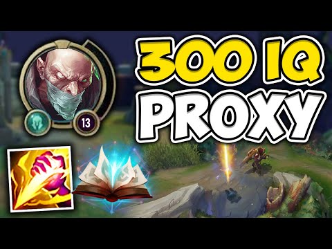 THIS 300 IQ SINGED PROXY STRATEGY IS IMPOSSIBLE TO BEAT! (FEED AND STILL CARRY)