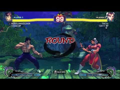 HEBOLIANSOLDIER [Fei] vs TACUx [Chun] SSF4 Japanese Online Ranked Matches - TRUE-HD