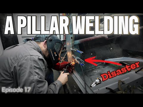 VTEC Classic Mini A pillar welding EP.17