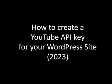 Como criar uma chave de API do YouTube (2023)