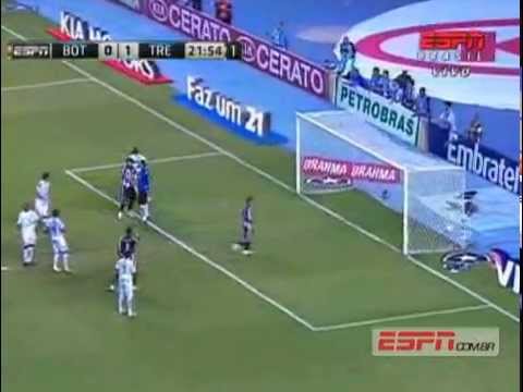 GOLS - Botafogo [1] x [1] Treze [ 3 x 2 ] ( 21/03/2012 ) Copa do Brasil