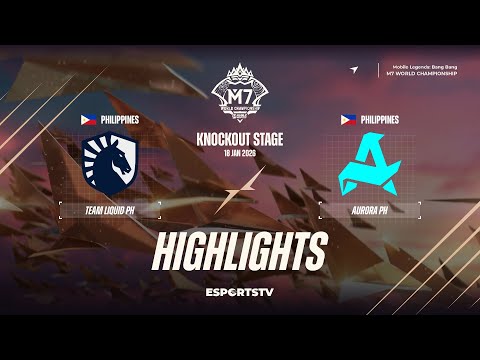 Team Liquid PH vs Aurora Gaming PH HIGHLIGHTS M7 World Championship | RORA VS TLPH ESPORTSTV