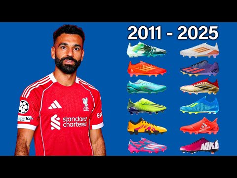 MOHAMED SALAH  - NEW SOCCER CLEATS AND ALL FOOTBALL BOOTS 2011-2025