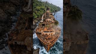 Abandoned Ship Restoration | From Rusted Wreck to Luxury Cruise Ship #youtubeshorts #viralshorts
