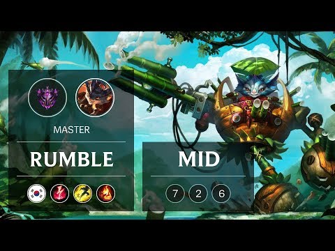 Rumble Mid vs Katarina - KR Master Patch 9.2