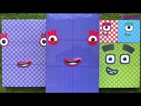 Looking for Numberblocks Puzzle Tetris NEW 6K vs 600 Space ASMR - Numberblocks Satisfying Video #110