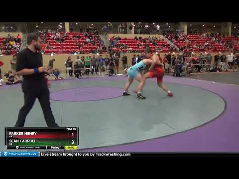 195 Lbs Champ. Round 1 - Parker Henry, OK Vs Sean Carroll, KS 7e05