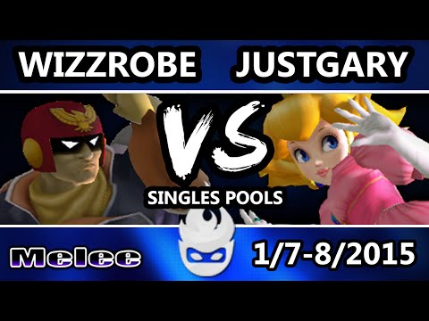 Paragon 2015 - COG Wizzrobe (Captain Falcon) Vs. JustGary (Peach) SSBM Singles Pools - Melee