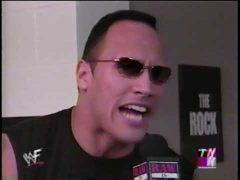 The Rock tells Stone Cold Steve Austin he has a date with destiny - Raw Jan. 8, 2001