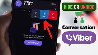How To Hide and Unhide Viber Chat!