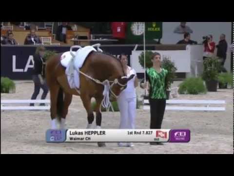 Vaulting - Lukas Heppler - FEI Worldcup Final Bordeaux 2012