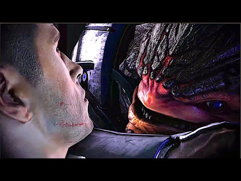 Grunt Meets Sheppard Mass Effect 2 Blind Reaction