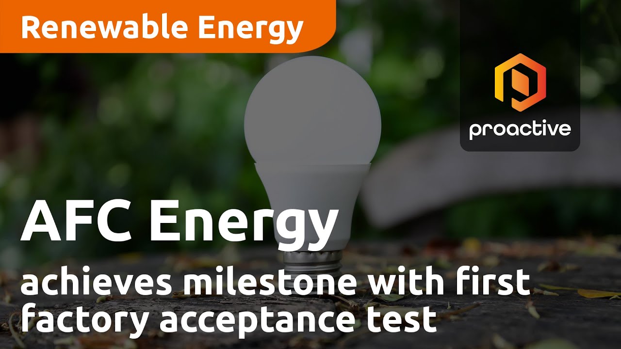 AFC Energy achieves milestone with first factory acceptance test of 30kW H-Power generator