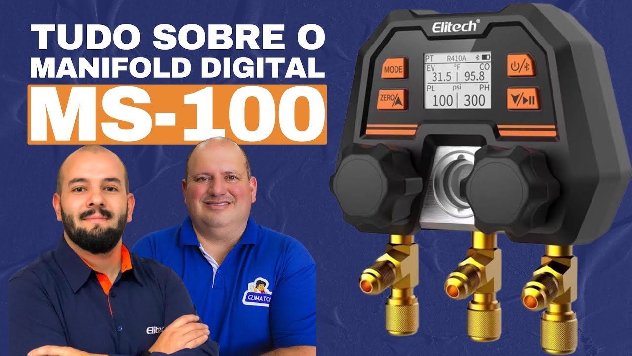 MANIFOLD DIGITAL 2 VIAS - BLUETOOTH - MS-100 - ELITECH -