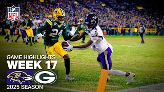 Baltimore Ravens vs Green Bay Packers Game Highlights | 2025 NFL Season Week 17
