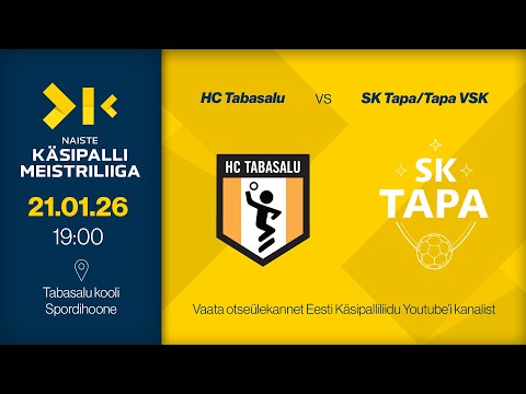 HC Tabasalu - SK Tapa/Tapa VSK | NAISTE KÄSIPALLI MEISTRILIIGA 2026