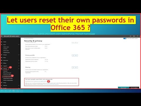 turn on password reset office 365 turn on password reset office 365