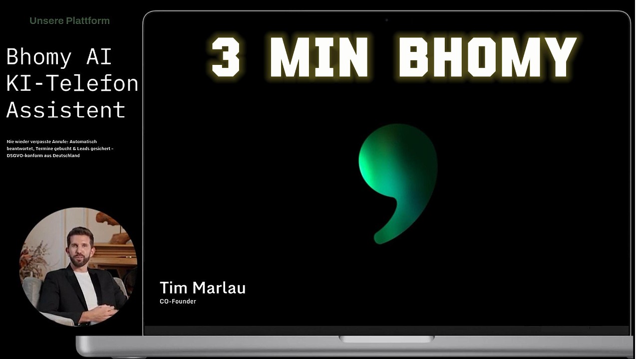 bhomy – Der KI-Telefonassistent für 24/7 Anrufannahme