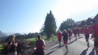 Brian Bollen's third race report Jungfrau Marathon 2012 passing guy with one leg