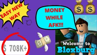 HOW TO EARN MONEY QUICKLY AFK IF YOURE LAZY IN BLOXBURG(APRIL 2021)