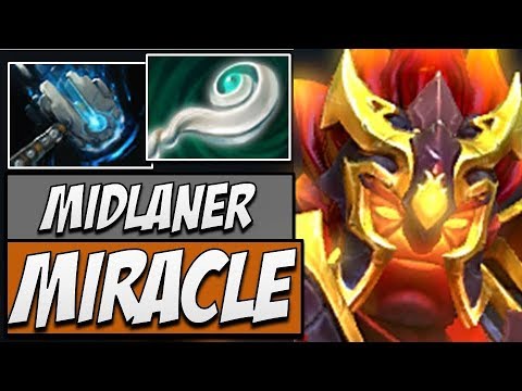 Liquid.Miracle Ember Spirit - 7594 MMR | Dota 2 Gameplay 7.14