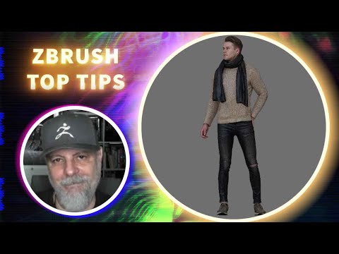 Working with 3D Scan Data and Dynamics - ZBrush Top Tips - Ara Kermanikian