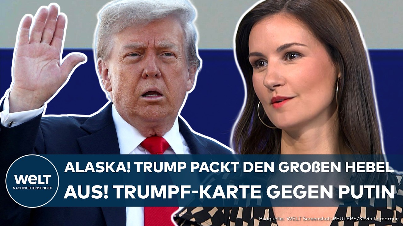 UKRAINE-KRIEG: Alaska! Trump packt den großen Hebel aus! Überraschende Trumpf-Karte gegen Putin