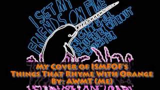 Things That Rhyme With Orange (I Set My Friends on Fire Cover by Me) An Instrumental