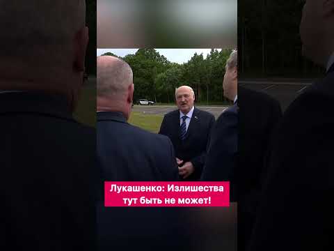 Лукашенко: Излишества тут быть не может! #shorts
