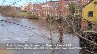 preview picture of video 'Exeter NH| River Walk along the Squamscott River'