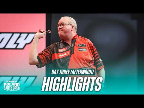 EIGHT REMAIN! 👀 | 2026 SUPERBET Poland Darts Open | Day Three Afternoon Highlights