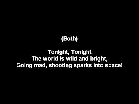 West Side Story: Tonight Lyrics