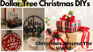 *NEW* DOLLAR TREE CHRISTMAS DIYS - CHRISTMAS AROUND THE WORLD