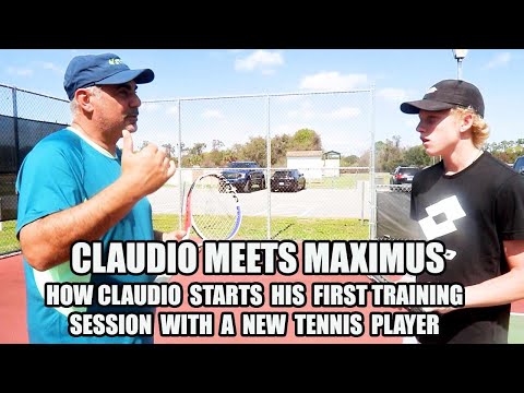 CLAUDIO'S FIRST TRAINING SESSION WITH MAX