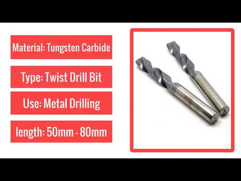 carbide CNC Twist Drill Bits HRC55,Carbide Drill bits For Metal working Machine Center Drill Bits