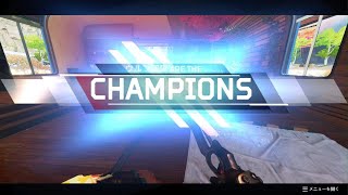 Apex｜珍しく投げナイフ当たったチャンピオン‼️