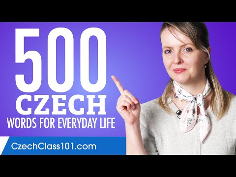 500 Czech Words for Everyday Life - Basic Vocabulary #25