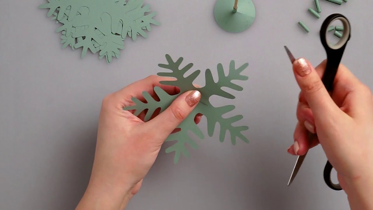 How to make DIY Paper Christmas Tree: Video Tutorial + SVG, DXF, PDF Templates