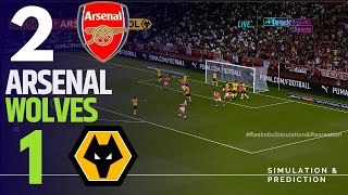 Arsenal 2-1 Wolves Premier League 2025-26 Match Highlights Simulation/Recreation