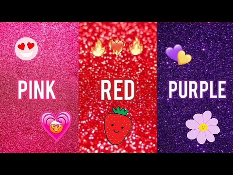 Pink VS Red VS Purple💜💗|Choose your favourite colour😍|#viral #gifts #trending