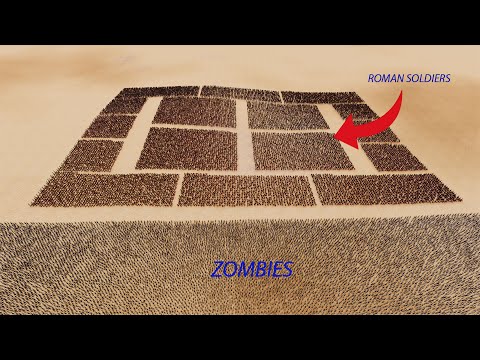 15,000 Roman Soldiers VS 3 Lakh Standard Zombies | Epic Gamers | Ultimate Epic Battle Simulator 2