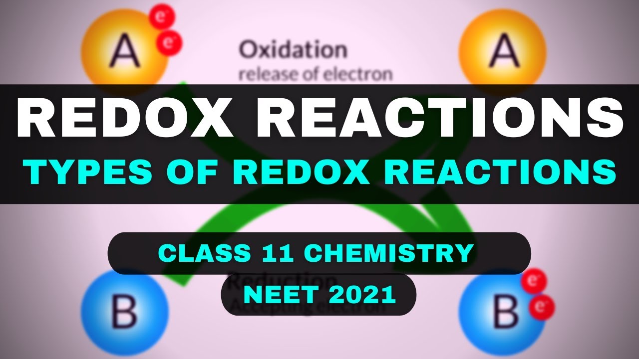 Redox | Types of Redox Reactions | Class 11 Chemistry | NEET | 2021