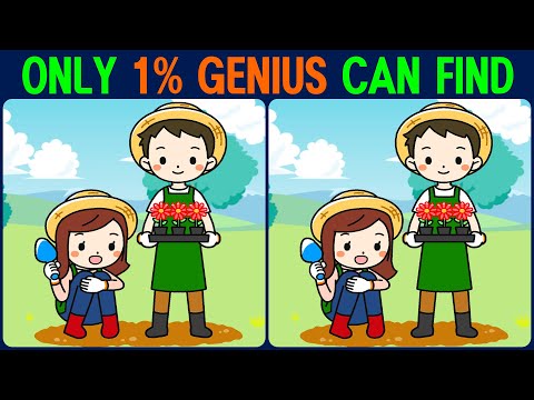 【Find the Difference】 99% of people can't find all the differences!