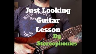 Stereophonics - Just Looking Guitar Lesson