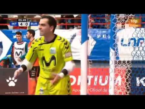 Paradas de Jesús Herrero en Movistar Inter - Burela P. Rubén J11