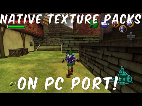 How to install texture packs on Ocarina of Time PC Port
