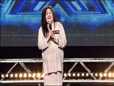 Gail Matikainen - Full Audition  - The X Factor Australia 2011- FUNNY