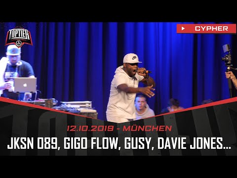 TopTier Takeover München: 12.10.19 - Die Cypher feat. JKSN 089, GIGO FLOW, GUSY, DAVIE JONES u.v.m.