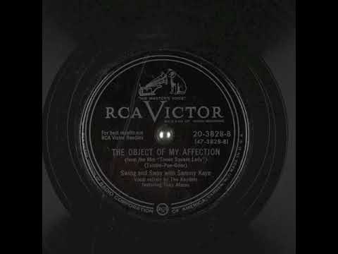The Object Of My Affection (1950) - The Kaydets featuring Tony Alamo