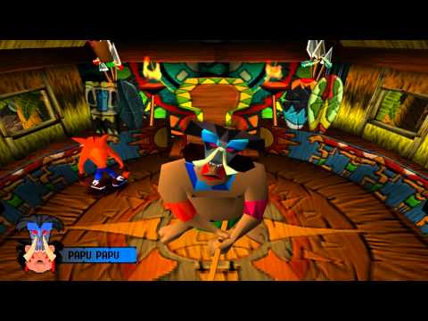 Crash Bandicoot 100% Walkthrough HD - Part 3: Papu Papu